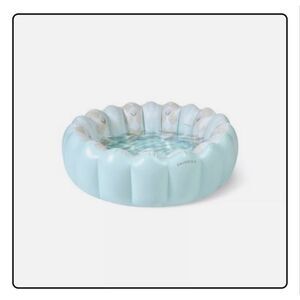 Minnidip exclusive resort collection mini tufted pool 35 gallon jewel chambray b